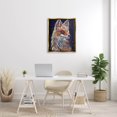 thumbnail image 2 of Contemporary Fox Urban Splatter Animals & Insects Painting Metallic Gold Framed Art Print Wall Art, 2 of 6