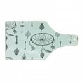 thumbnail image 1 of Arrow Cutting Board, Anthique Dreamcatchers Feathers and Arrows Design Western, Decorative Tempered Glass Cutting and Serving Board, Wine Bottle Shape, Black White, by Ambesonne, 1 of 1