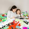 thumbnail image 5 of Manfei Gamer Volleyball 3-Piece Full Size Comforter Sets,Sport Theme Bedding Comforter Set,Ball Gamer Bedding Sets,Breathable Splash Room Decorative,Reversible, 5 of 8