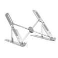 thumbnail image 4 of Soporte para portátil de escritorio, portátil, soporte para portátil, aleación de aluminio, elevador universal con ventilación y refrigeración para Plata, 4 of 8