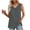 Dark Gray, variant on Mrat Linen Tank Tops for Women Fashion Women's Spring/Summer Solid Color Casual V-Neck Sleeveless Tops Tank Tops S-127 Dark Gray S