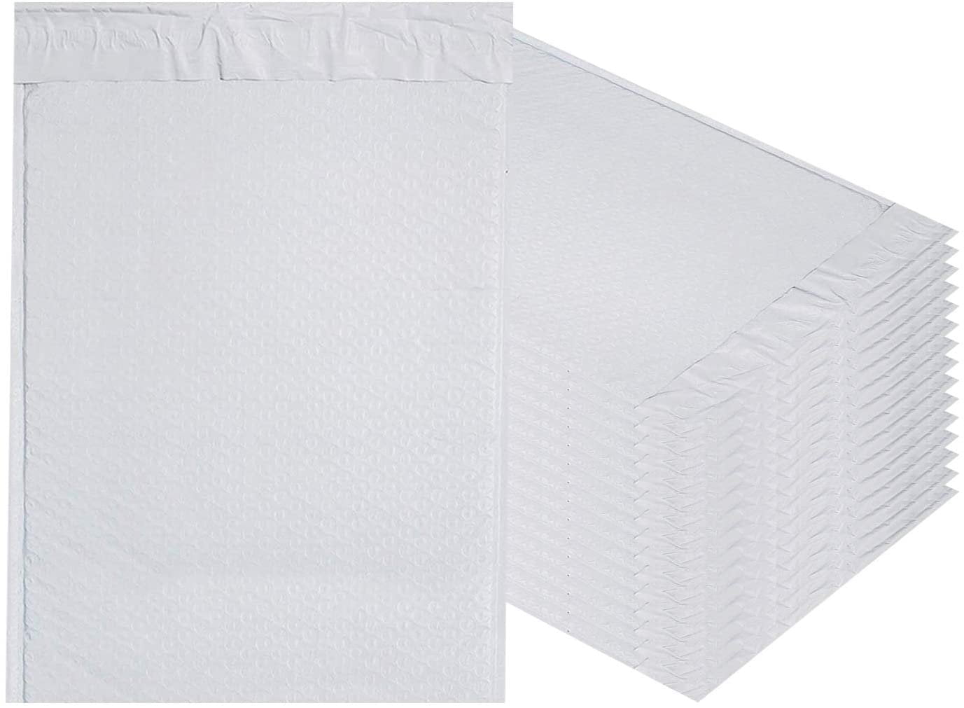 5x7 White Poly Mailer Bubble Mailers Padded Envelopes Self Sealing Waterproof 