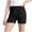 E213-Black, variant on hengsof Lace Trim Solid Color Bike Shorts for Girls, Length Thin Leggings, Safety Shorts for Dress Wear in Summer Season, Size 4-13 Years