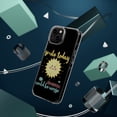 thumbnail image 4 of DistinctInk Clear Hybrid Case for Apple iPhone 14 Pro Max (6.7" Screen) - Smile Today Tomorrow Could Be Worse - Wireless Charging Compatible, 4 of 9