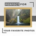 thumbnail image 2 of 9x17 Frame Gold Real Wood Picture Frame Width 1.25 inches | Interior Frame Depth 0.75 inches |, 2 of 8