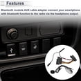 thumbnail image 3 of Arnés de Radio Estéreo Único Bargains para Volkswagen para Skoda RCD310 RCD510 RNS510 Adaptador AUX Bluetooth Conveniente Cable de Música Micrófono Manos Libres 1 Juego, 3 of 7