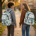 thumbnail image 3 of KUIFORTI Cute Dinosaur Print Kids School Backpack for Boys Water Resistant Toddler Bookbag with Laptop Compartment Shoulder Strap Back to School Gifts for Children, 3 of 7