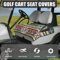 thumbnail image 3 of Whosucclay Southwestern Geometric Pattern Golf Cart Seat Protector, Easy Disassemble Anti-Fade Cover for Most 2 Seats Elastic Golf Cart Accessories, 52.36"x 32.28", 3 of 7
