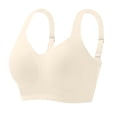 thumbnail image 2 of Jelly Bras for Women Plus Size Bras Wireless Bra No Underwire Push Up Seamless Sleep Comfortable Womens Complexion 2X-Large, 2 of 4