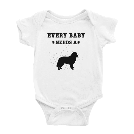 

Every Baby Needs A Maremma Sheepdog Dog Cute Baby Jumpsuits For Boy Girl 0-3 Months