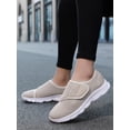thumbnail image 5 of Unisex Wide Width Walking Shoes with Adjustable Closure – Anti-slip Comfort Sneakers Air Cushion Sole, Easy Fit for Sensitive Feet, 5 of 7