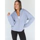 thumbnail image 2 of Sudadera con capucha, moderna, tamaño queen, con cremallera, de gran tamaño para mujer, 2 of 6