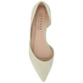 thumbnail image 5 of Journee Womens Ester Slip On Pointed Toe D'Orsay Flats, 5 of 10