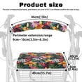 thumbnail image 6 of HELLHERO Tropical Jungle Style Rollator Walker Cover & Rollator Walker Seat and Backrest Rollbar Covers Set Breathable Anti-Slip Cover Cover Only Easy Fit, 6 of 7