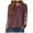 Brick Red, variant on larppty Womens Fashion Floral Printed Crewneck Long Sleeve Casual Sweatshirt Pullover Tops (Beige, XL)
