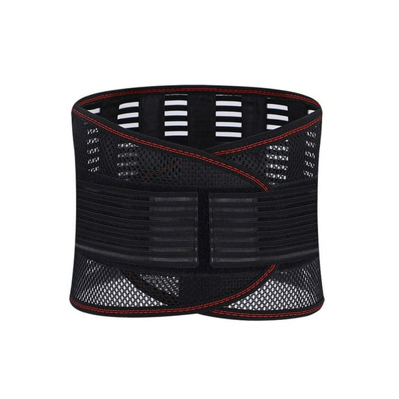 Lumbar Support Back Brace for Men & Women, Adjustable Breathable Sports Waist Protector, Ideal for Fitness & Daily Wear