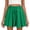 Green, variant on Only Moment Tennis Skirts for Women with Shorts Woven Twill Fabric Casual Boho Ruffle Tiered Skorts High Waist Mini Skirts Golf Tennis Crochet Shorts Skorts for Wowomen with Pockets Green,S