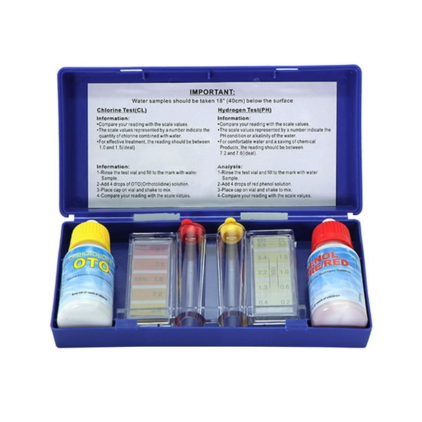 Water Quality Test Kit, High Purity Dual Purpose PH Test Solution With