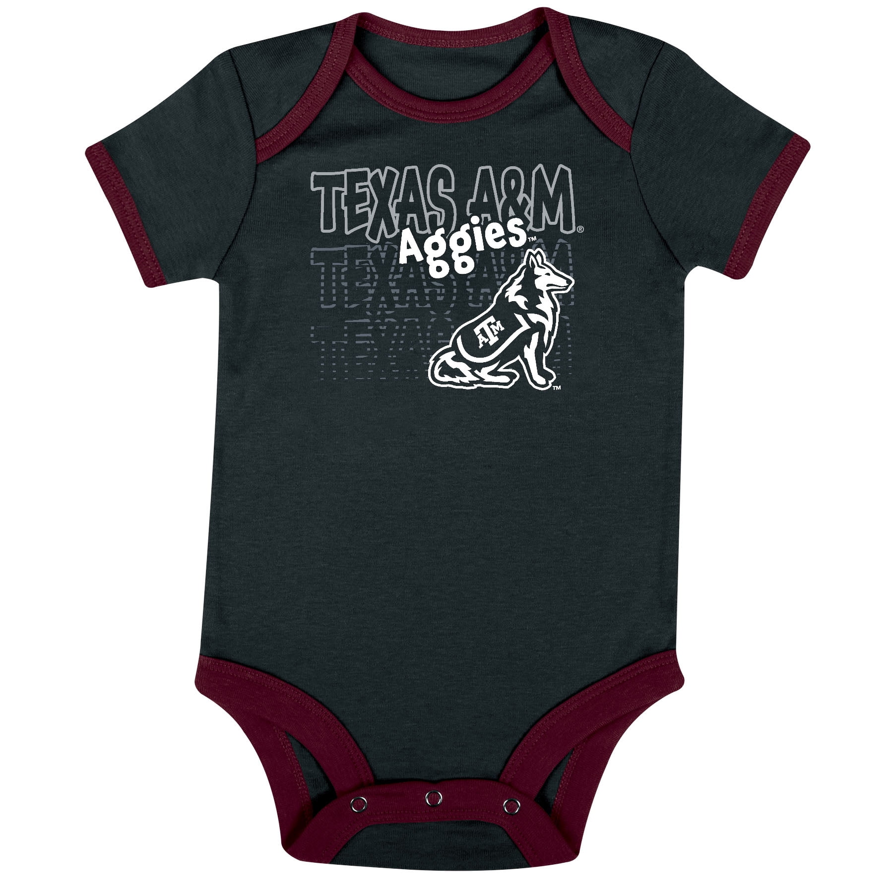 NCAA Texas A&M Aggies Infant & Toddler Onesies, 3-Pack