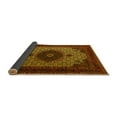 thumbnail image 2 of Ahgly Company Indoor Round Medallion Yellow Traditional Area Rugs, 7' Round, 2 of 4