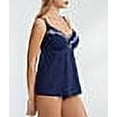 thumbnail image 3 of Panache NAVY Oceana Balconette Underwire Seamed Tankini Swim Top, US 36, 3 of 5