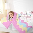 thumbnail image 4 of Homewish Kids Children Ballet Girl 3 Pieces Queen Comforter Set,Dance Theme Ultra Soft Bedding Sets,Abstract Gradient Glitter Bedding Comforter Set Breathable,Breathable Home Decor,Reversible, 4 of 8