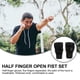 thumbnail image 4 of 1 par de guantes de boxeo para entrenamiento y sparring, guantes de boxeo de medio dedo., 4 of 7