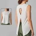 thumbnail image 2 of Women Summer Tops Breathable Round Neck Casual T Shirt For Men Women Comfortable Athletic Top For Sports Wear Summer And Fall Seasons Petite Tee Shirt Leisure Tops Small V Small Pocket Long Beige S, 2 of 5