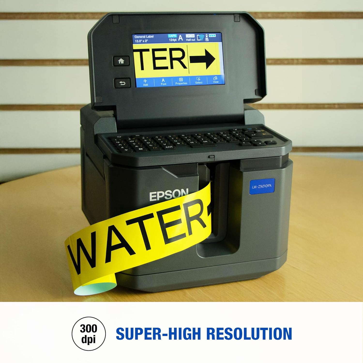 Epson LABELWORKS LW-PX400 Industrial Label Maker Kit - Wireless