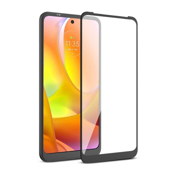 Bemz (5-Pack) Full Coverage Tempered Glass Screen Protectors for Motorola Moto G Play 2023 - Black