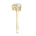 thumbnail image 3 of Rosec Jewels 2 Carat Lab Grown Diamond Heart Engagement Ring - EF-VS Quality Certified - Gift For Special Occasions, 10K Yellow Gold, US 3.00, 3 of 8