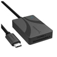 thumbnail image 1 of Lector de Memorias USB-C SABRENT DUAL microSDXC SD / SDXC UHS-II, 1 of 7