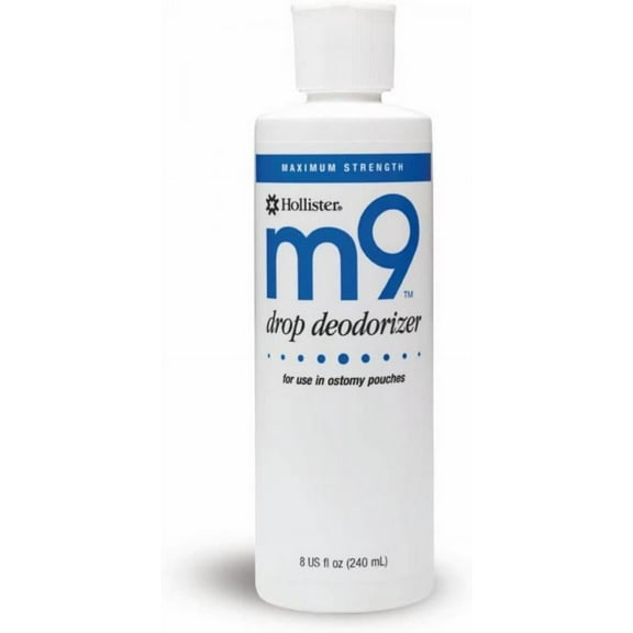 M9 Odor Eliminator Drops, 8 ounce Flip-top Bottle, Unscented, 6 Count