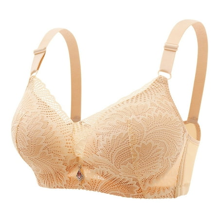 XFLWAM Bras for Women Push Up Full Coverage Bra No Underwire Comfort Soft Padded Unlined Wireless Everyday Seamless Bralette