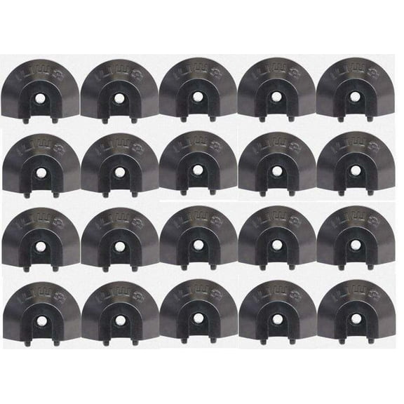 End Cap for Surface Angled Series L-Track 20 PACK | QC06059