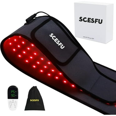 Red Light Therapy for Body,Red Light Therapy Belt 660nm 850nm,Upgraded 3 in 1 Led Beads,Red Light Belt Relieve Muscle 、Back Fatigue Red-Light-Belt Wrap Timer Remote Control