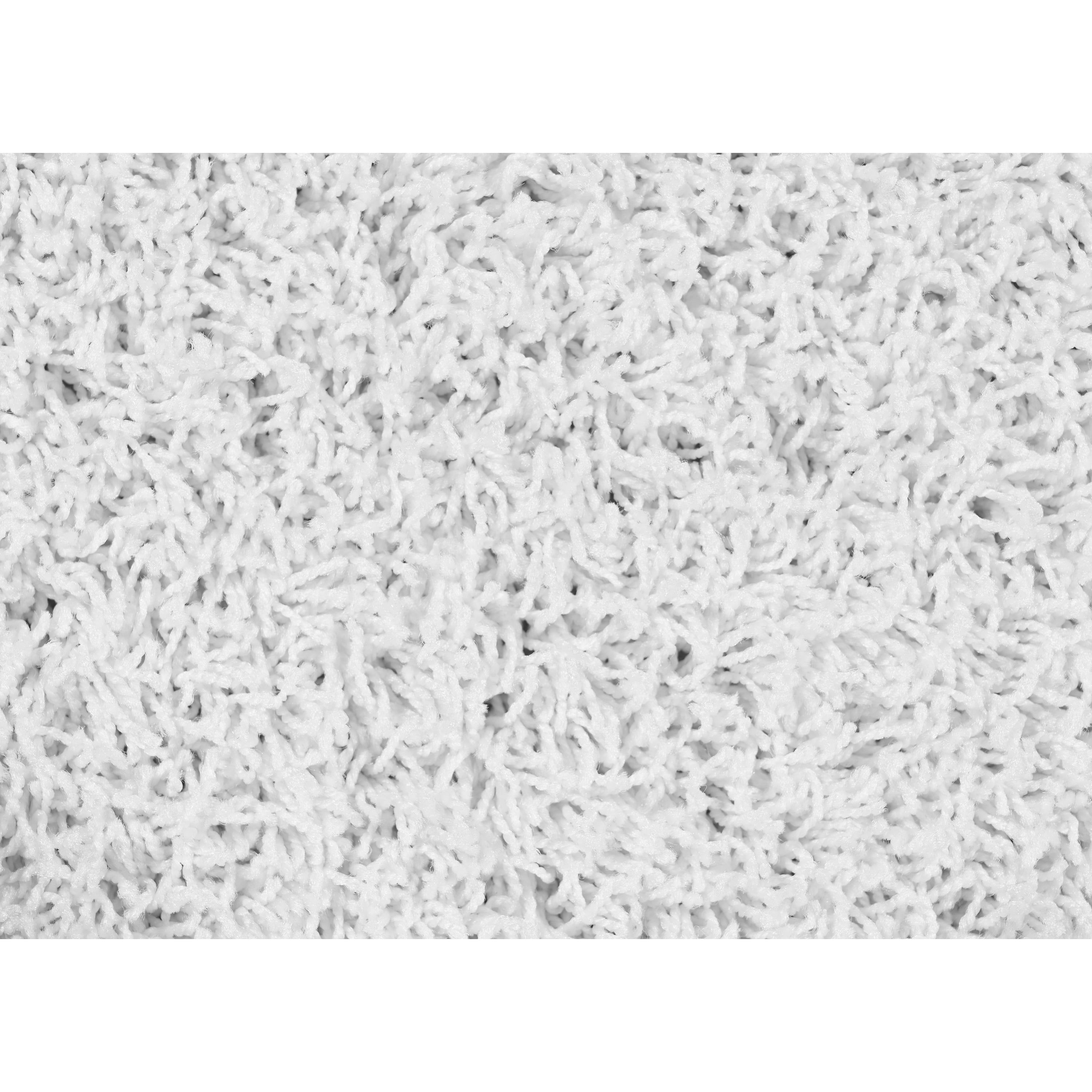 Garland Rug Southpointe Shag White Indoor Area Rug, 5' x 7'