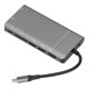thumbnail image 3 of ONTEN USB C Hub multifuncional de alta definición 8 en 1, fácil de usar, carga rápida, estación de acoplamiento 8 en 1 para OS X IOS, 3 of 8