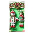 thumbnail image 2 of hengsof Christmas Door Cover Banner Decorations Santa Claus Door Cover Holiday Wall Backdrop for Winter Front Porch Banners Indoor Outdoor Christmas Party Decor 35x71 inch, 2 of 6