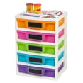 IRIS 5Drawer Storage and Organizer Storage Chest, Multicolor