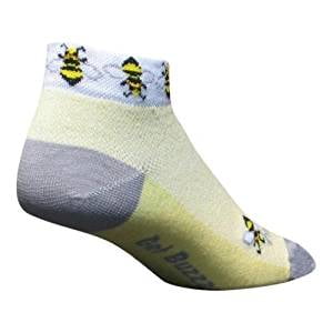 Socks - SockGuy - Classic Women 1" Bees S/M Cycling/Running