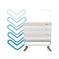 thumbnail image 4 of Evenflo Cora 3-Level Adjustable Bassinet (Coastal Coffee), 4 of 7