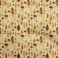 thumbnail image 1 of oneOone Polyester Spandex Brown Fabric Tree Craft Projects Decor Fabric Printed By The Yard 56 Inch Wide, 1 of 4