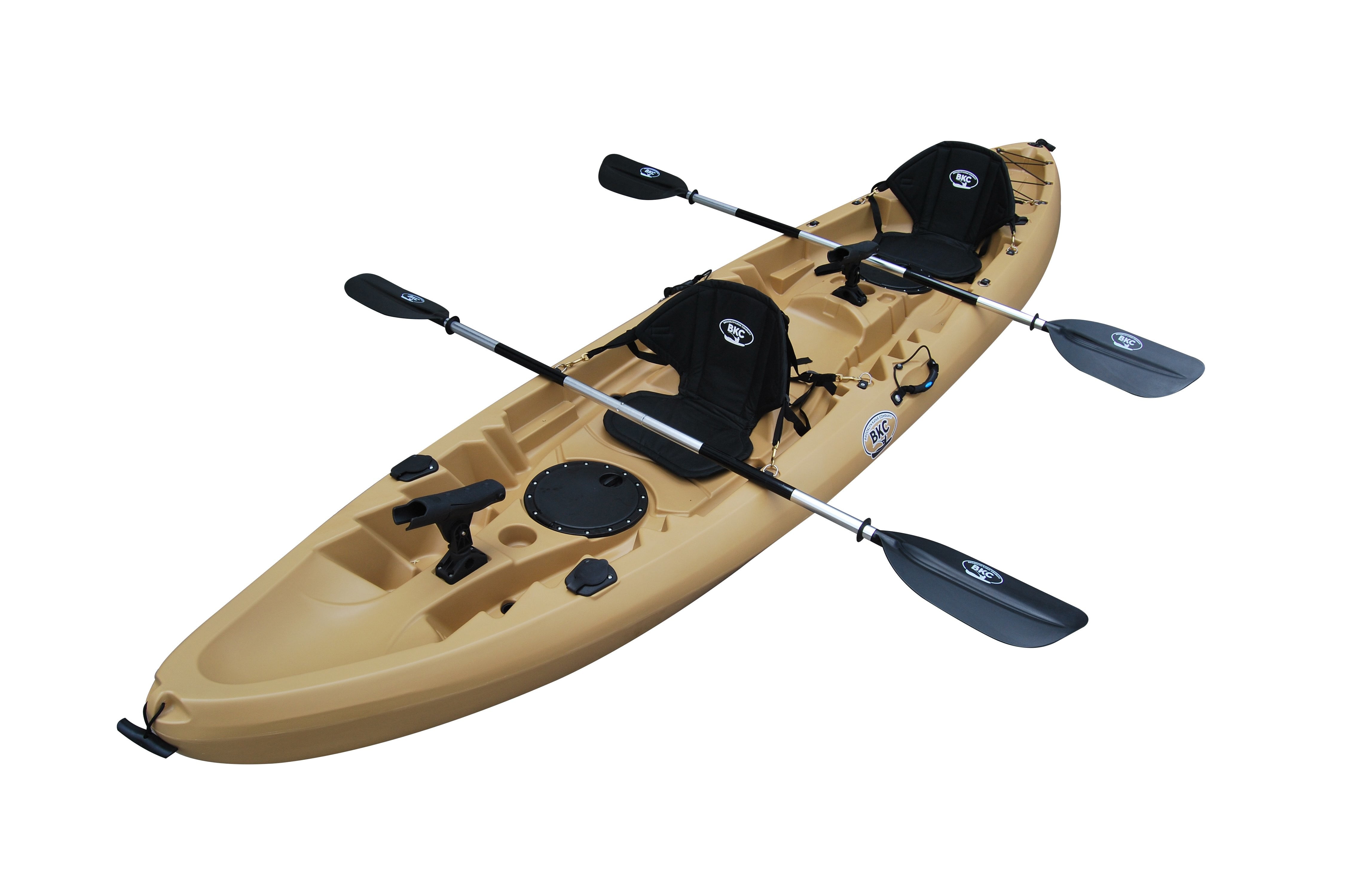 BKC TK219 12.2' Tandem Fishing Kayak W/Soft Padded Seats