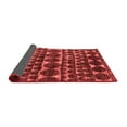 thumbnail image 2 of Ahgly Company Indoor Round Abstract Red Modern Area Rugs, 7' Round, 2 of 4