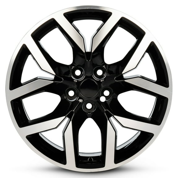 For 2016-2020 Chevrolet Impala 19 Inch Black Machine Face (Diamond Cut) Black Rim - OE Direct Replacement - Road Ready Car Wheel
