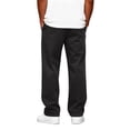 thumbnail image 5 of GrmtClth Men Skin-Friendly Soft Solid Jogger Pants, Male Loungewear Bottoms, Ankle Cuff Drawstring Elastic Waist Trousers, Indoor Daily Commute Wear Black 3XL, 5 of 8