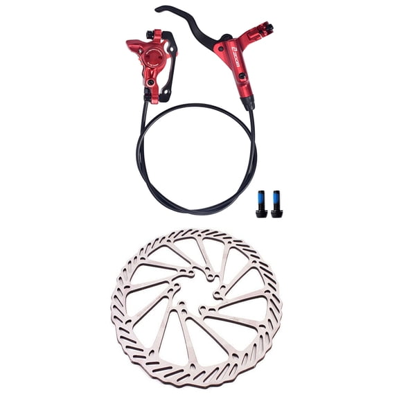 ZOOM HB815 Bike Hydraulic Brakes with MTB Centerline G3 6 Bolt 160mm Bicycle Disc Brake Rotor