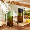 thumbnail image 4 of KORALAKIRI 2 in 1 Oil Sprayer for Cooking, 16oz/470ml Glass Food-grade Olive Oil Spray Bottle Dispenser Mister with Pourer for Kitchen, Salad, Frying, BBQ (Black & Green), 4 of 7