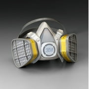 3M Medium Thermoplastic Elastomer Series 5000 Half Mask Organic Vapor/Acid Gas Disposable Air Purifying Respirator